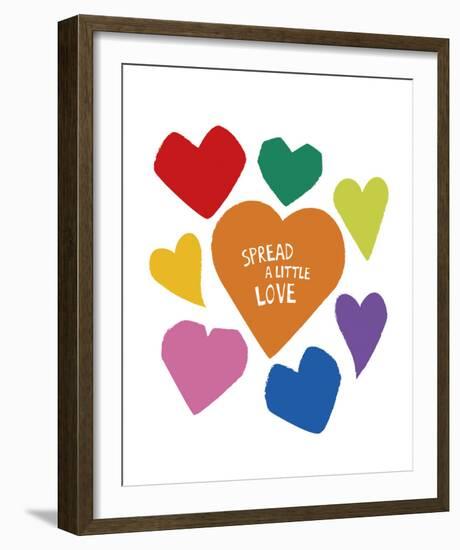 Spread a Little Love-Clara Wells-Framed Giclee Print