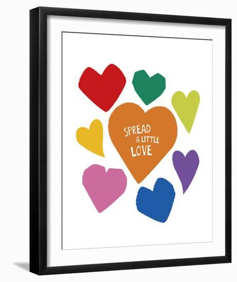 Spread a Little Love-Clara Wells-Framed Giclee Print