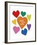 Spread a Little Love-Clara Wells-Framed Giclee Print