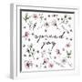 Spread Joy Floral-Sd Graphics Studio-Framed Art Print