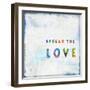 Spread The Love In Color-Jamie MacDowell-Framed Art Print