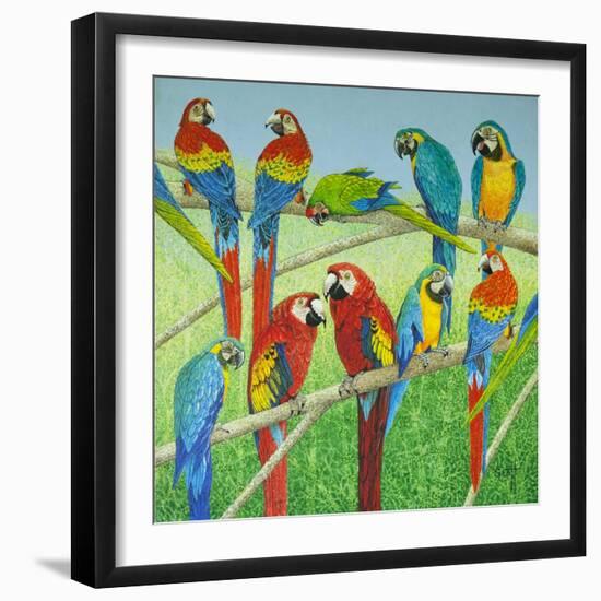 Spreading the News-Pat Scott-Framed Giclee Print