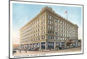 Spreckels Building, Downtown-null-Mounted Art Print