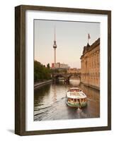 Spree River by Museum Island, Berlin, Germany-Jon Arnold-Framed Photographic Print