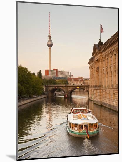 Spree River by Museum Island, Berlin, Germany-Jon Arnold-Mounted Photographic Print