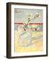 Sprig of Flowering Almond Blossom in a Glass, 1888-Vincent van Gogh-Framed Premium Giclee Print