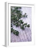 Sprigs of Thyme-Maxine Adcock-Framed Photographic Print