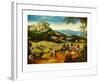 Sprin, Haymakers-Pieter Bruegel the Elder-Framed Art Print