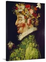 Spring, 1563-Giuseppe Arcimboldo-Stretched Canvas