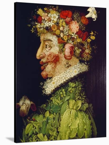 Spring, 1563-Giuseppe Arcimboldo-Stretched Canvas