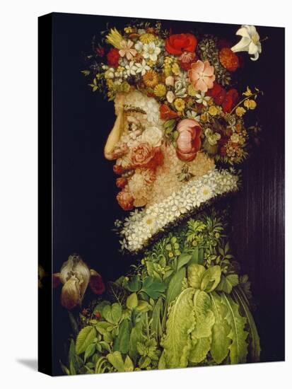 Spring, 1563-Giuseppe Arcimboldo-Stretched Canvas