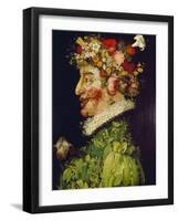 Spring, 1563-Giuseppe Arcimboldo-Framed Giclee Print