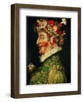 Spring, 1573-Giuseppe Arcimboldo-Framed Giclee Print