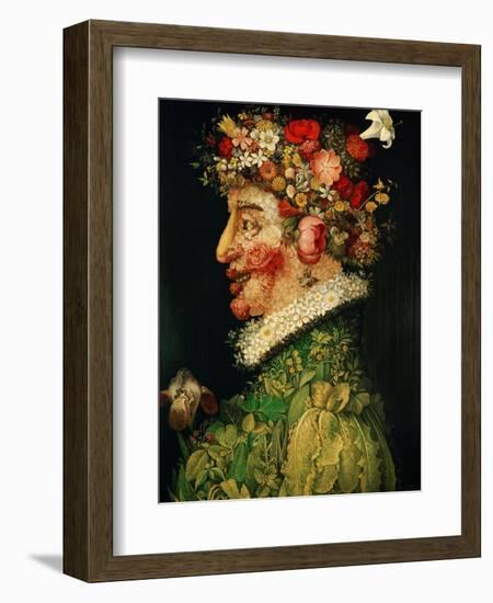 Spring, 1573-Giuseppe Arcimboldo-Framed Giclee Print