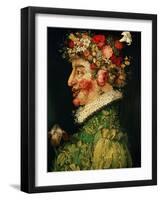 Spring, 1573-Giuseppe Arcimboldo-Framed Giclee Print