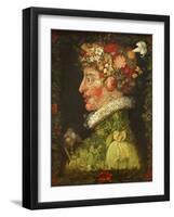 Spring, 1573-Giuseppe Arcimboldo-Framed Giclee Print