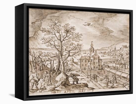 Spring, 1608-Hans Bol-Framed Stretched Canvas