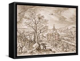 Spring, 1608-Hans Bol-Framed Stretched Canvas