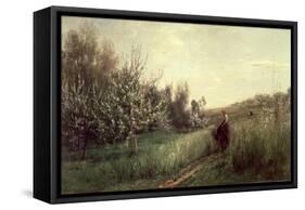 Spring, 1857-Charles-Francois Daubigny-Framed Stretched Canvas