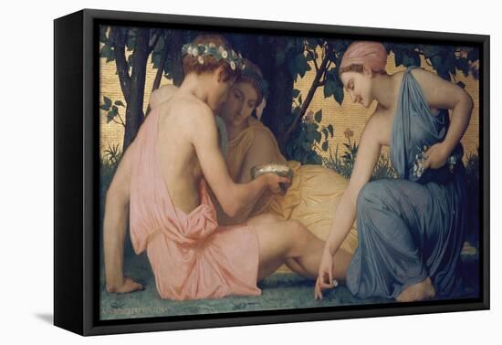 Spring, 1858-William Adolphe Bouguereau-Framed Stretched Canvas