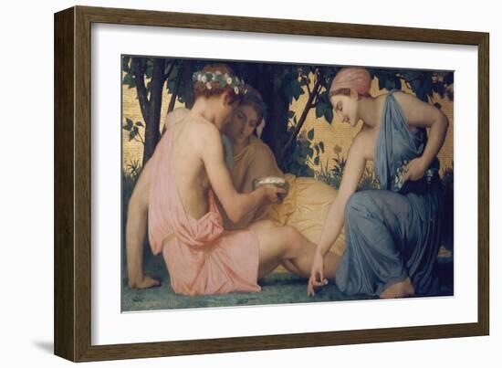 Spring, 1858-William Adolphe Bouguereau-Framed Giclee Print