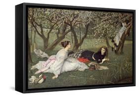 Spring, 1865-James Tissot-Framed Stretched Canvas