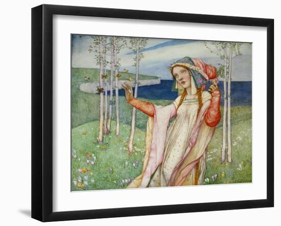 Spring. 1911-Edward Reginald Frampton-Framed Giclee Print