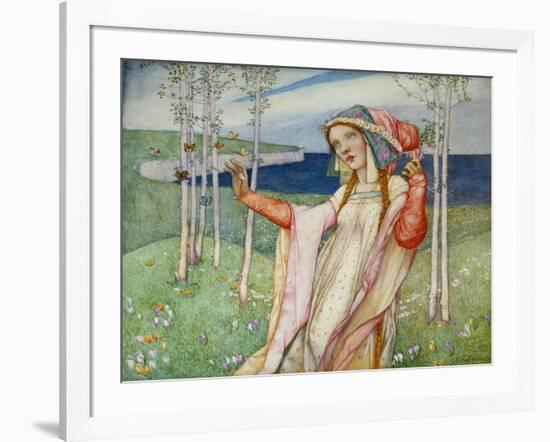 Spring, 1911-Edward Reginald Frampton-Framed Giclee Print