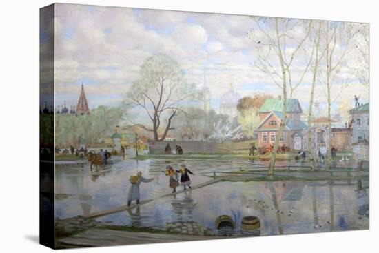 Spring, 1921-Boris Michaylovich Kustodiev-Stretched Canvas