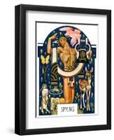 "Spring 1929,"March 30, 1929-Joseph Christian Leyendecker-Framed Giclee Print