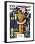 "Spring 1929," Saturday Evening Post Cover, March 30, 1929-Joseph Christian Leyendecker-Framed Giclee Print