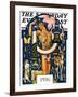 "Spring 1929," Saturday Evening Post Cover, March 30, 1929-Joseph Christian Leyendecker-Framed Giclee Print