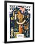 "Spring 1929," Saturday Evening Post Cover, March 30, 1929-Joseph Christian Leyendecker-Framed Giclee Print