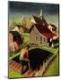 "Spring 1942," April 18, 1942-Grant Wood-Mounted Premium Giclee Print