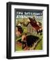 "Spring 1942," Saturday Evening Post Cover, April 18, 1942-Grant Wood-Framed Premium Giclee Print