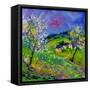 Spring 774140-Pol Ledent-Framed Stretched Canvas
