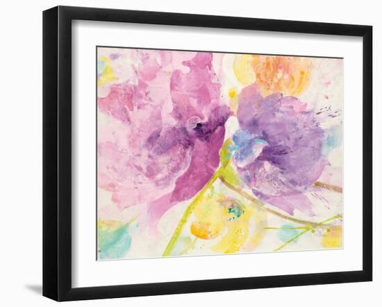 Spring Abstracts Florals I Crop-Albena Hristova-Framed Art Print