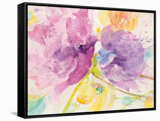 Spring Abstracts Florals I Crop-Albena Hristova-Framed Stretched Canvas