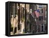 Spring, Acorn Street, Beacon Hill, Boston, Massachusetts, USA-Walter Bibikow-Framed Stretched Canvas