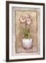 Spring Amaryllis-Abby White-Framed Art Print