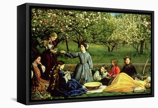 Spring (Apple Blossoms) 1859-John Everett Millais-Framed Stretched Canvas