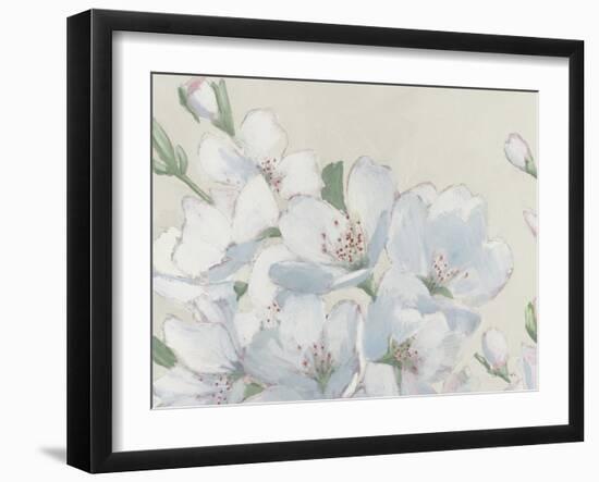 Spring Apple Blossoms Neutral-James Wiens-Framed Art Print