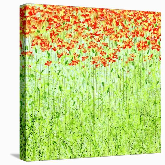 Spring Arabesque-Herb Dickinson-Stretched Canvas