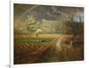 Spring at Barbizon, 1868-73-Jean-Fran?ois Millet-Framed Giclee Print