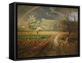 Spring at Barbizon, 1868-73-Jean-Fran?ois Millet-Framed Stretched Canvas