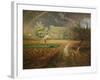 Spring at Barbizon, 1868-73-Jean-Fran?ois Millet-Framed Giclee Print