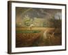 Spring at Barbizon, 1868-73-Jean-Fran?ois Millet-Framed Giclee Print