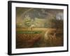 Spring at Barbizon, 1868-73-Jean-Fran?ois Millet-Framed Giclee Print