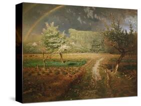 Spring at Barbizon, 1868-73-Jean-Fran?ois Millet-Stretched Canvas