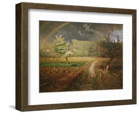 Spring at Barbizon, 1868-73-Jean-Fran?ois Millet-Framed Premium Giclee Print